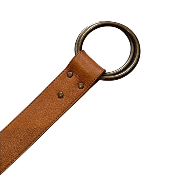 Eileen Fisher Wrap Belt with O-ring Closure Black / Brown - Picture 2 of 12